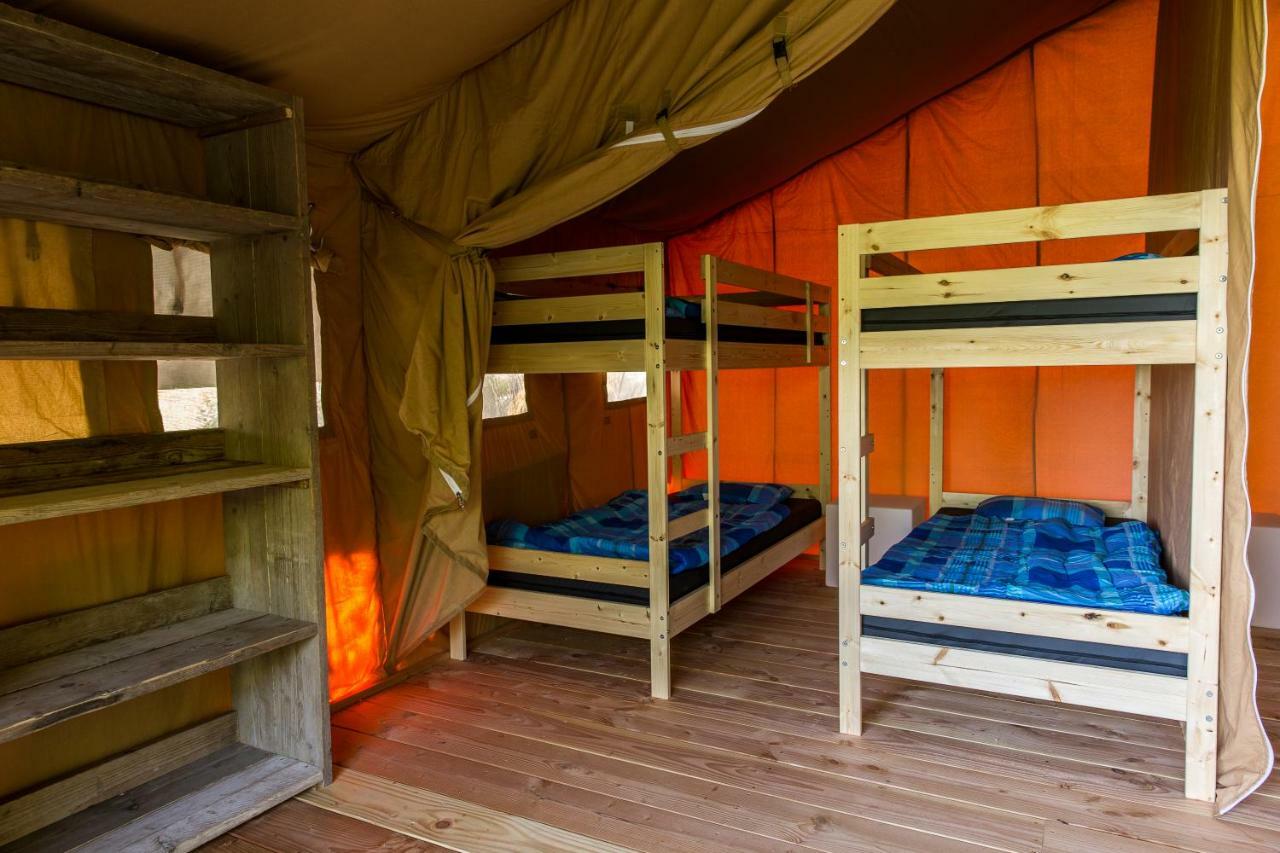 Safari Tent At Camping Le Roptai Hotel Rochefort Buitenkant foto
